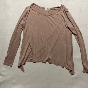Agnona Long Sleeve Modal Relaxed Fit Shirt Small